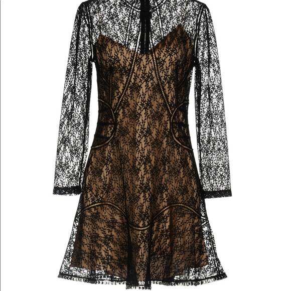 Alexander Wang Dresses & Skirts - ALEXANDER WANG lace dress with nude slip.